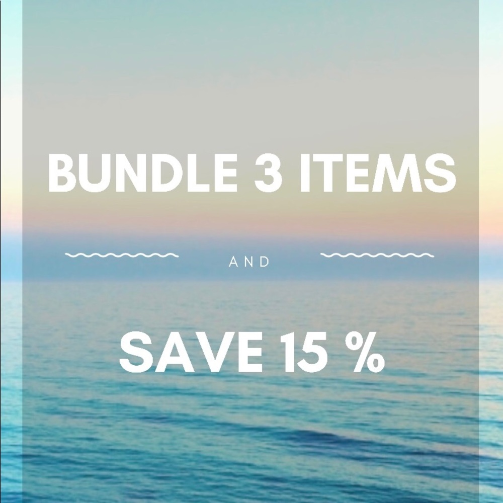 Bundle 3 items and automatically save 15%
